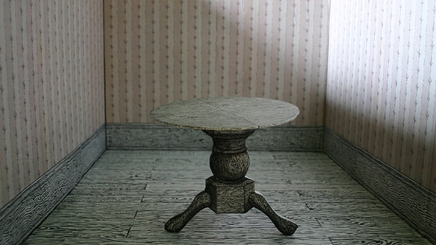 Table Scrappin Installation 2013-2016 Multimedia Installation and Official Modular Exhibition Unit